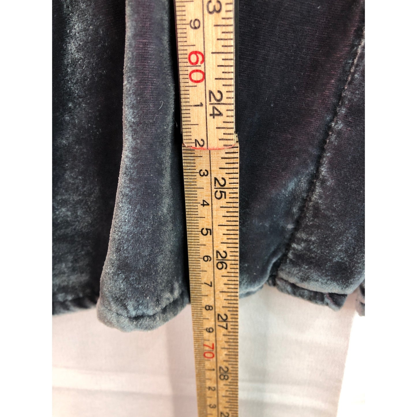 J.Jill Charcoal Velvet Blouse Top – Women’s Plus Size 3X – Rayon Silk Blend Long Sleeve