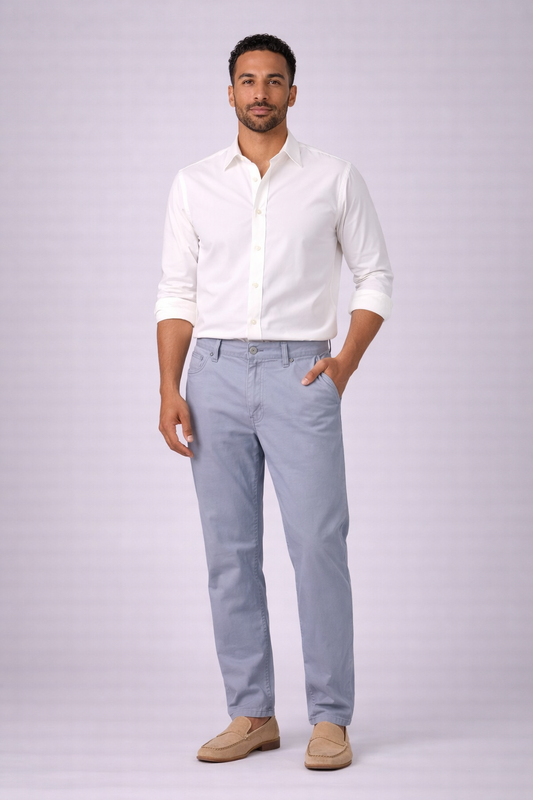 Michael Kors Grant Classic Fit Blue Chino Pants Men’s 29x32 Quiet Luxury