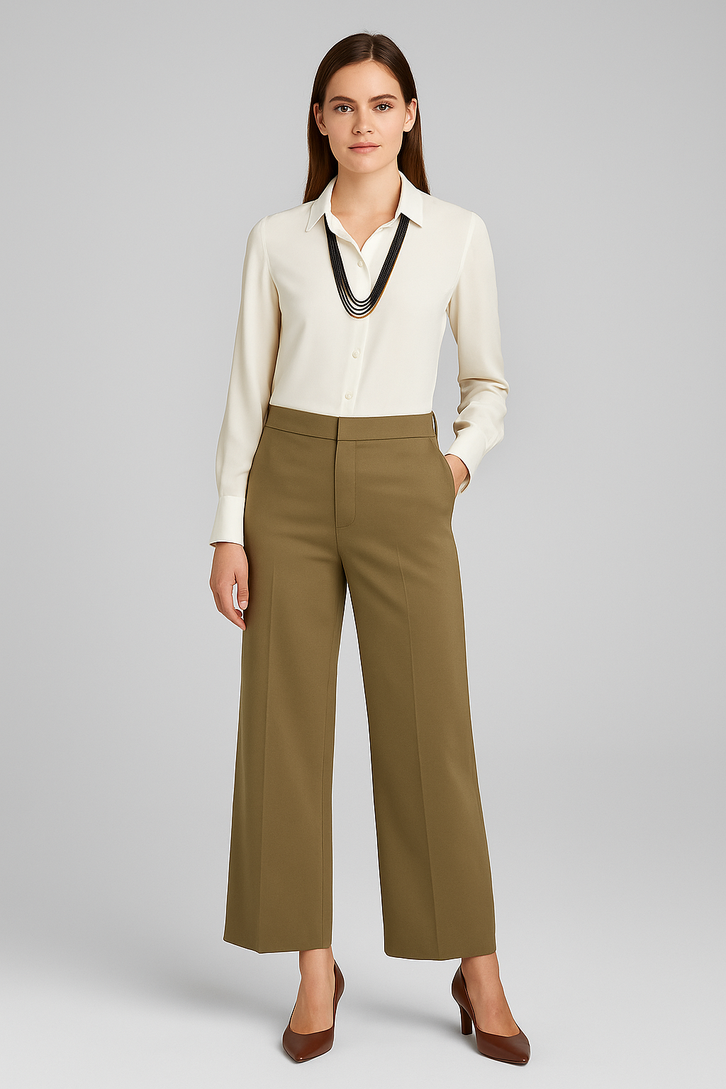 Black & Gold Multi-Strand Mesh Chain Necklace – 30” Statement Layered Piece