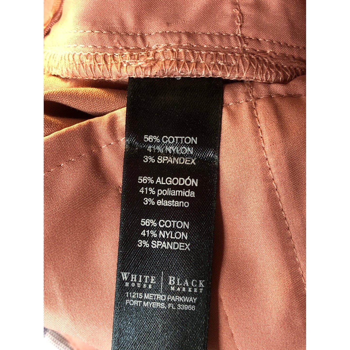 White House Black Market Perfect Form Straight Crop Pants – Size 6 – Cotton Blend Stretch Trouser