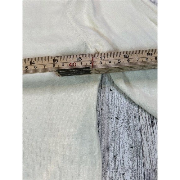 J.Jill Cream Cotton Knit Top – Quiet Luxury Capsule Essential | 100% Cotton