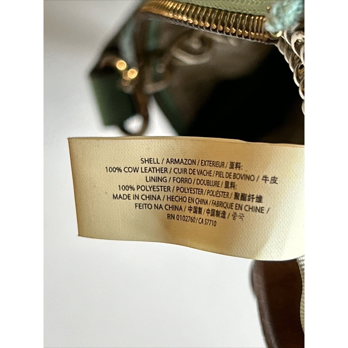 Kate Spade Mint Pebbled Leather Chain Strap Shoulder Bag – Silver Hardware