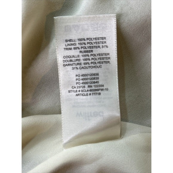 Wilfred Aritzia Square Neck Smocked Long Sleeve Dress XL Soft Neutral