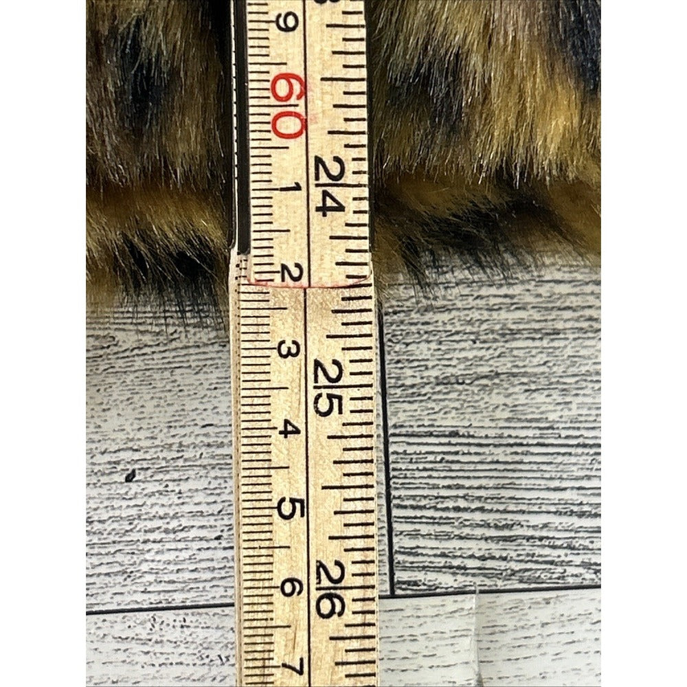 J.Crew Leopard Print Faux Fur Vest | Women’s XXS | Luxe Statement Layer