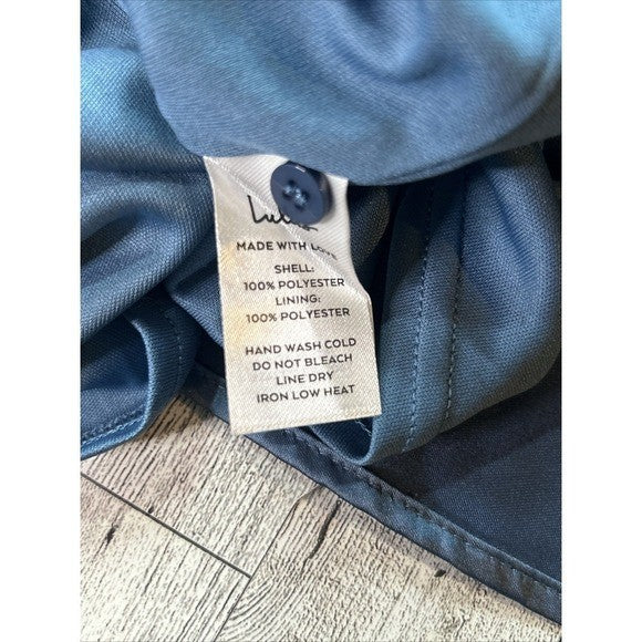 Lulus Satin High Neck Bridesmaid Dress XS | Flowy A-Line Wedding Formal