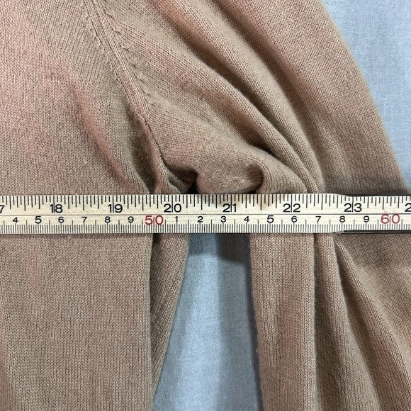 Chico’s Camel Cowl Neck Sweater Dress – Wool Blend Quiet Luxury Capsule Dress